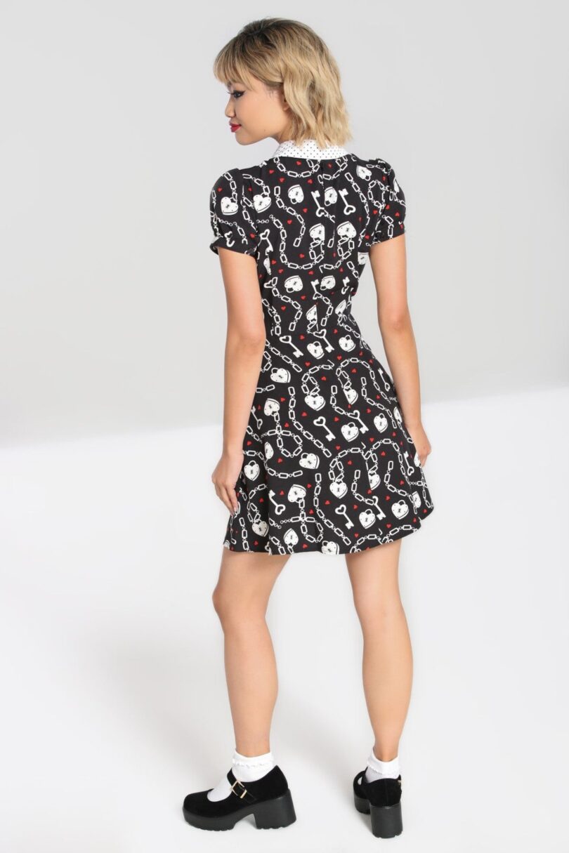 Heart Lock Mini Dress  Shop now at Kitty Darling