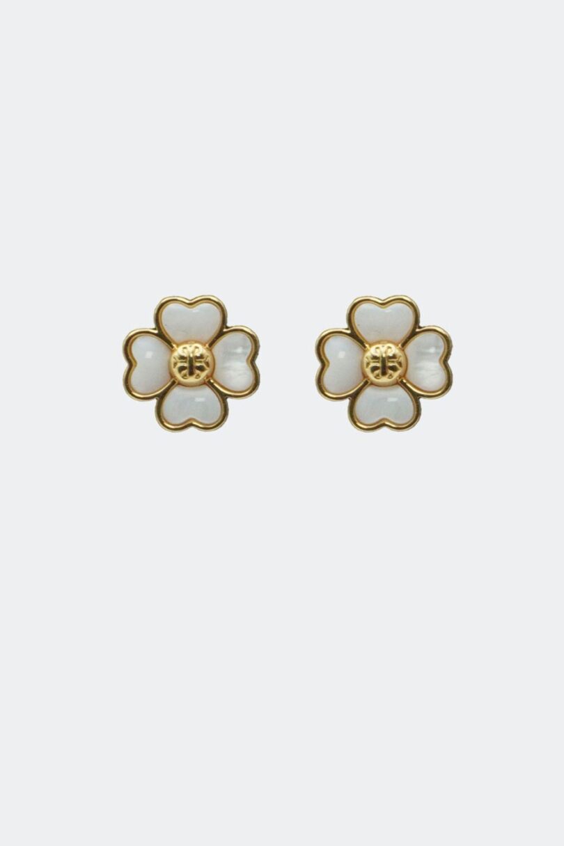 Heart Petal Stud Earrings  Shop now at Kitty Darling