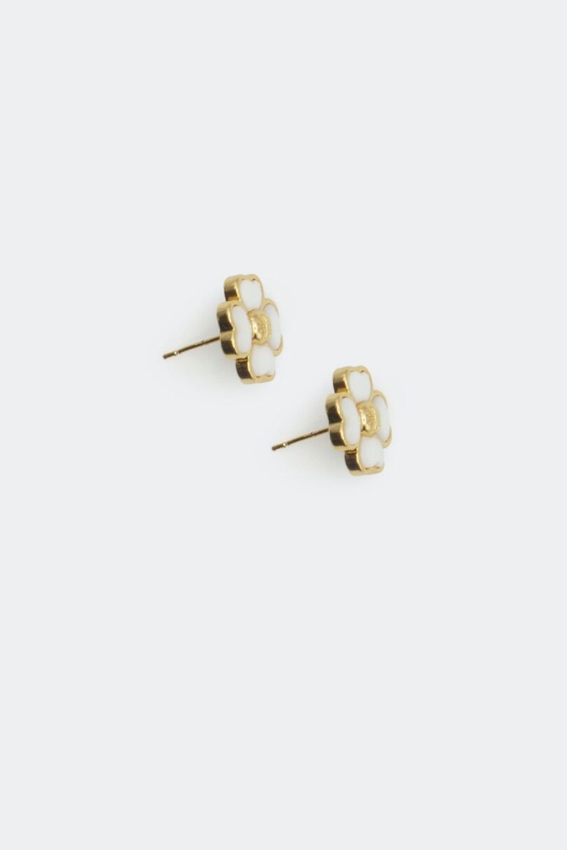 Heart Petal Stud Earrings  Shop now at Kitty Darling