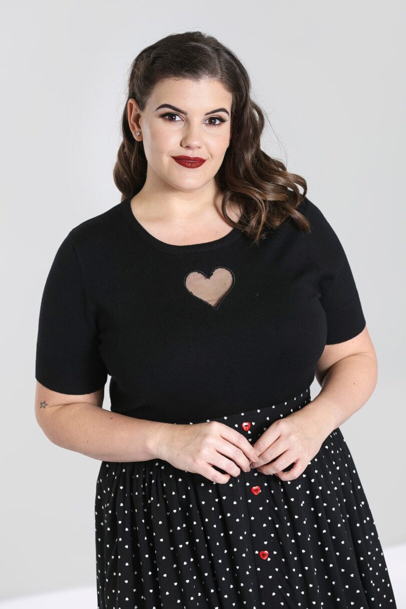 Heart Top  Shop now at Kitty Darling