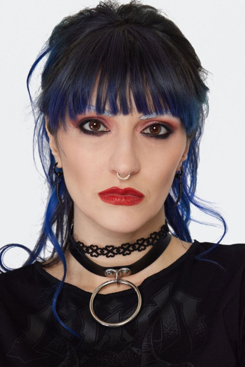 Horn Hoop Black Earrings  Shop now at Kitty Darling