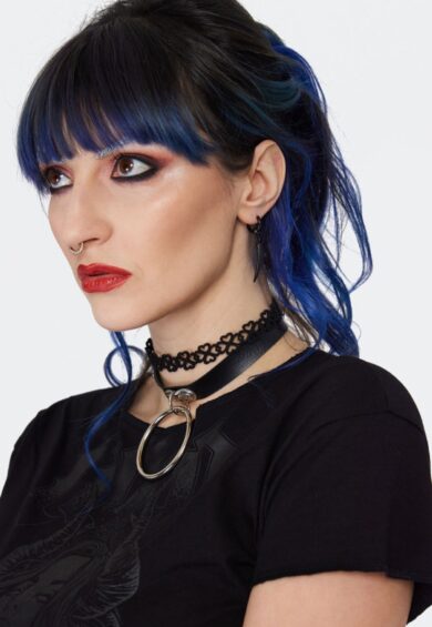 Horn Hoop Black Earrings – Jewellery | Kitty Darling