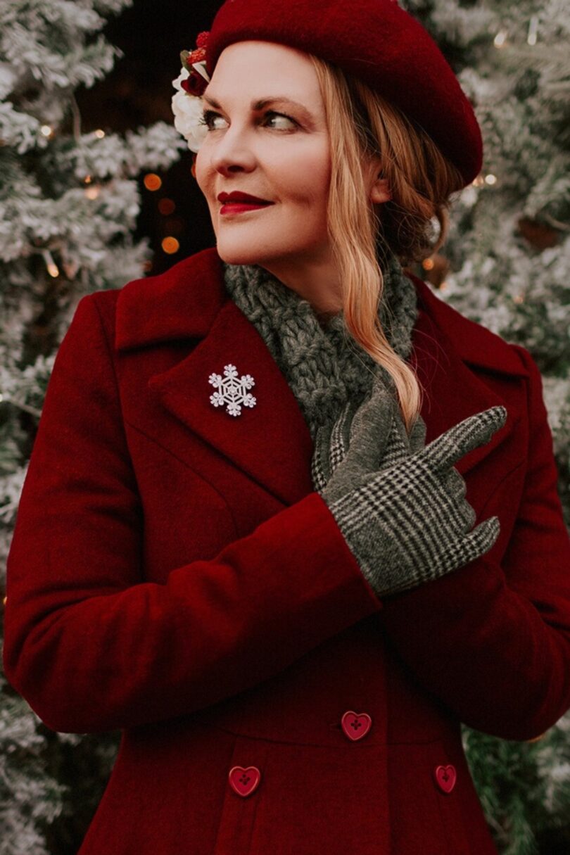 Jackie Frost Snowflake Brooch  Shop now at Kitty Darling