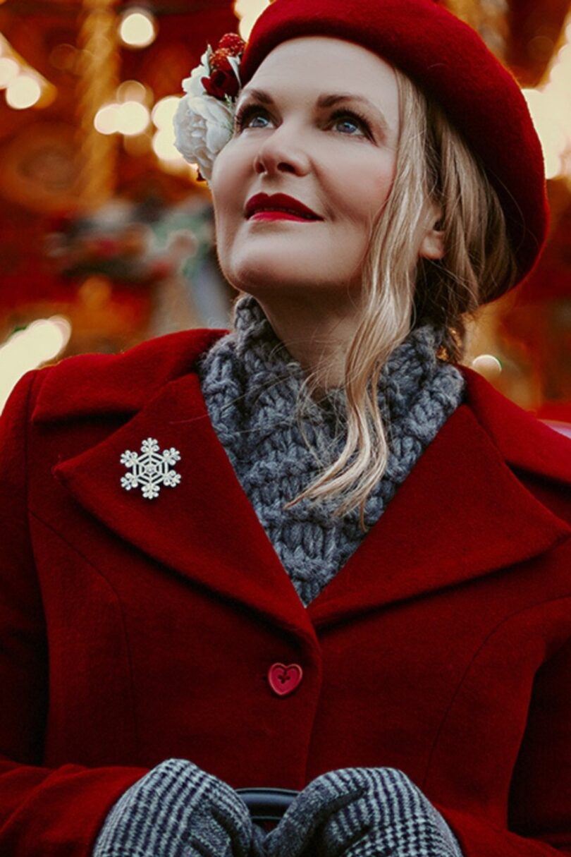 Jackie Frost Snowflake Brooch  Shop now at Kitty Darling