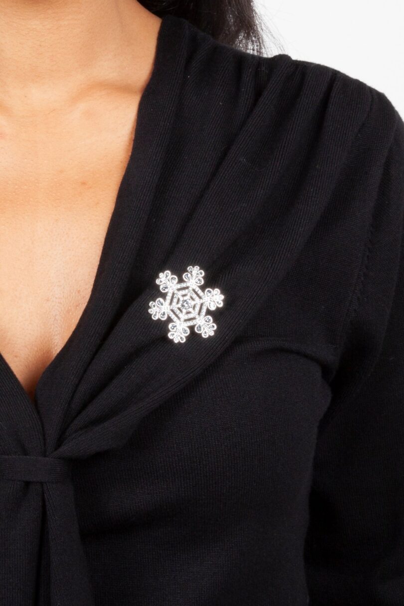 Jackie Frost Snowflake Brooch  Shop now at Kitty Darling