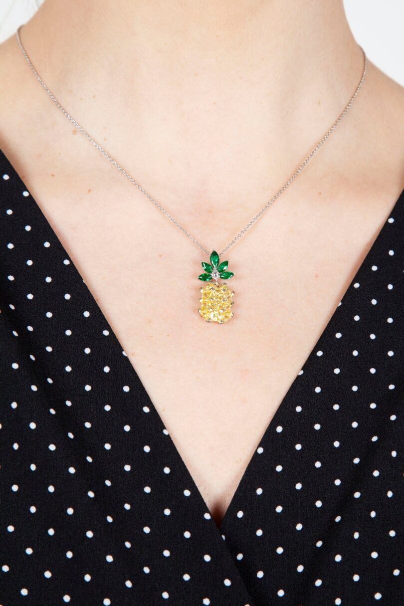 Jewelled Pineapple Necklace  Shop now at Kitty Darling