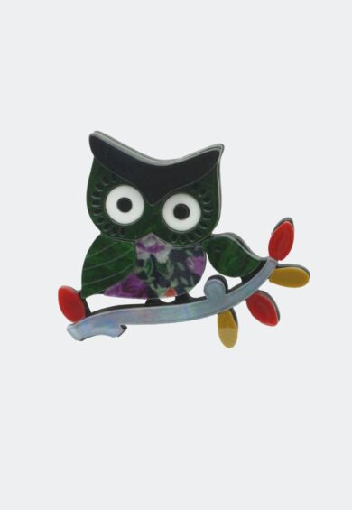 Mid Century Style Owl Brooch – Jewellery | Kitty Darling