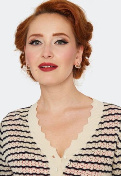 Mini Pearl Abstract Heart Earrings – Jewellery | Kitty Darling