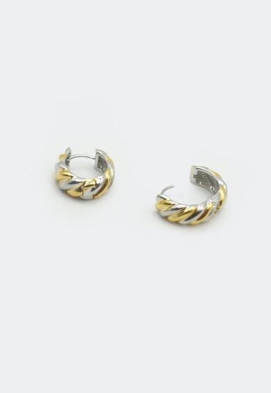 Mixed Metal Mini Hoop Earrings – Jewellery | Kitty Darling