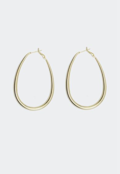 Oval Hoop Earrings – Jewellery | Kitty Darling