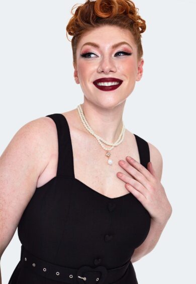 Pearl Beaded Charm Necklace – Jewellery | Kitty Darling