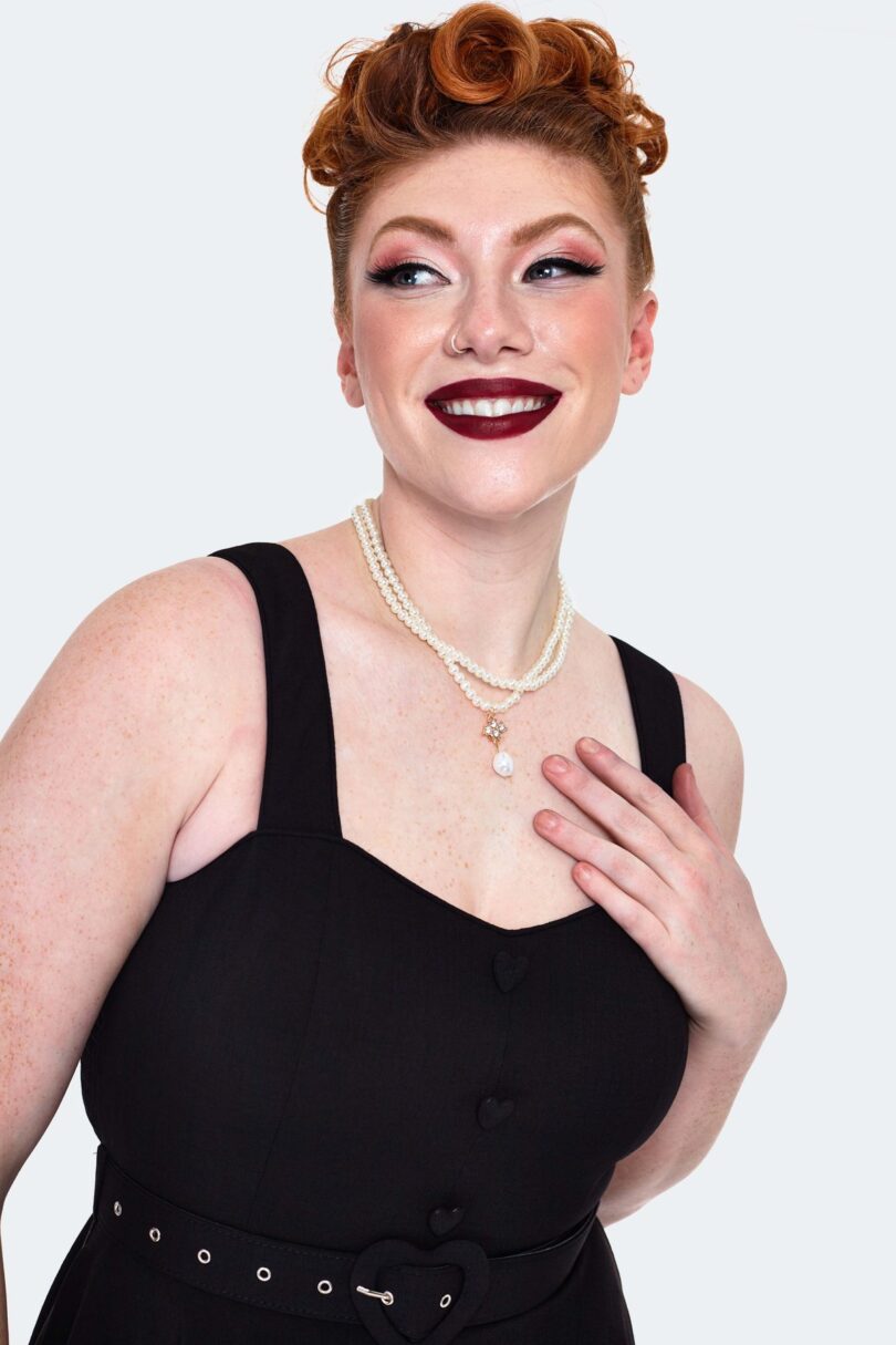 Pearl Beaded Charm Necklace  Shop now at Kitty Darling