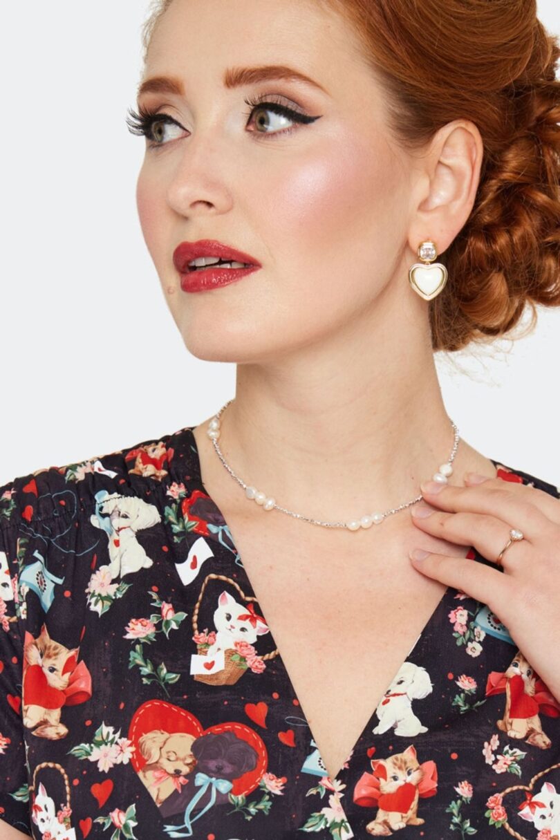 Pearl Beaded Short Necklace  Shop now at Kitty Darling