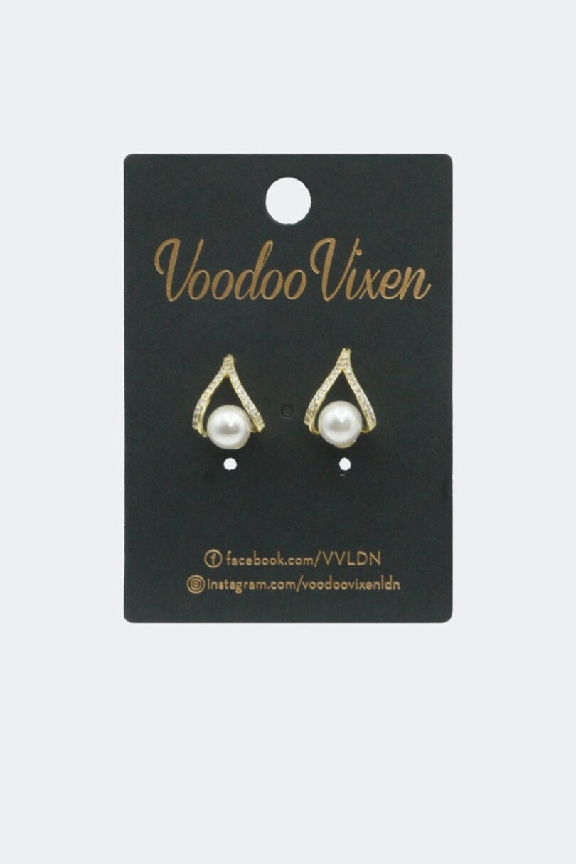 Pearl Teardrop Earrings  Shop now at Kitty Darling