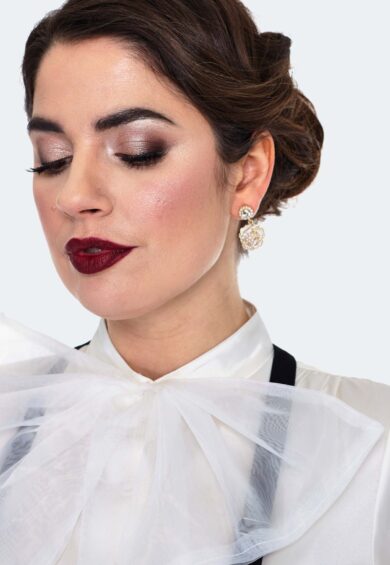 Pearly Flower Earrings – Jewellery | Kitty Darling