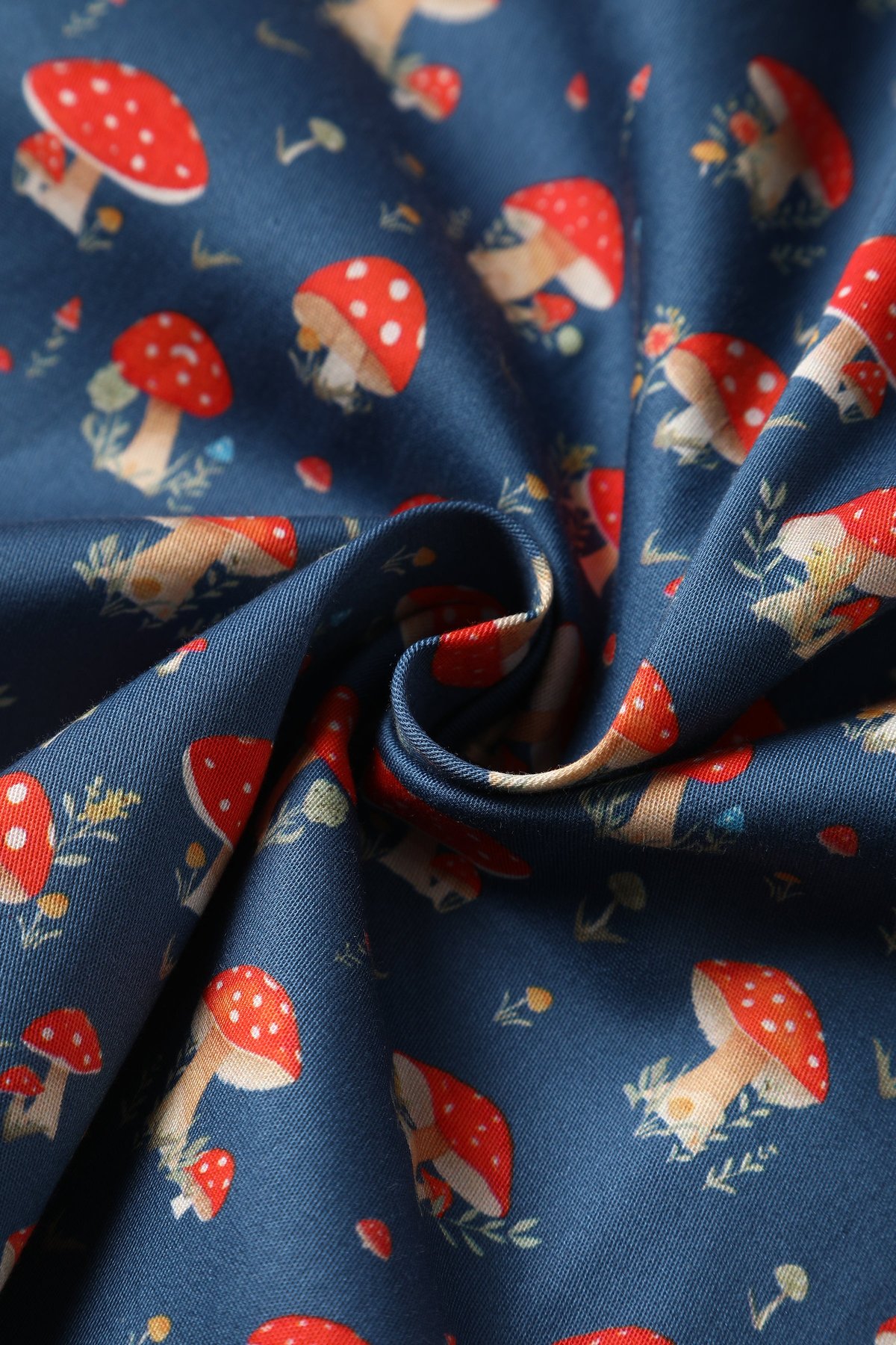 Penelope Rockabilly Navy Blue Mushroom Shirt Dress Penelope Rockabilly Navy Blue Mushroom Shirt Dress Shop now at Kitty Darling