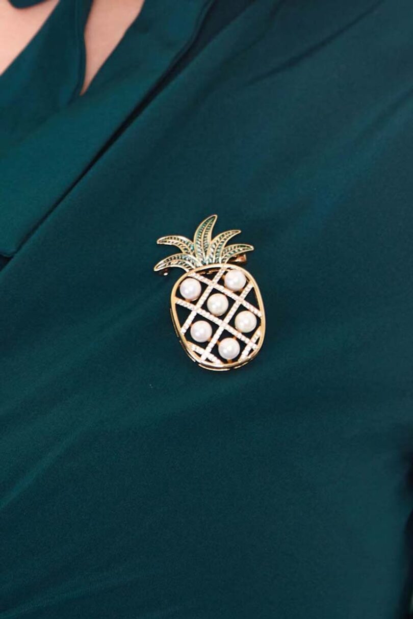 Pineapple Brooch  Shop now at Kitty Darling