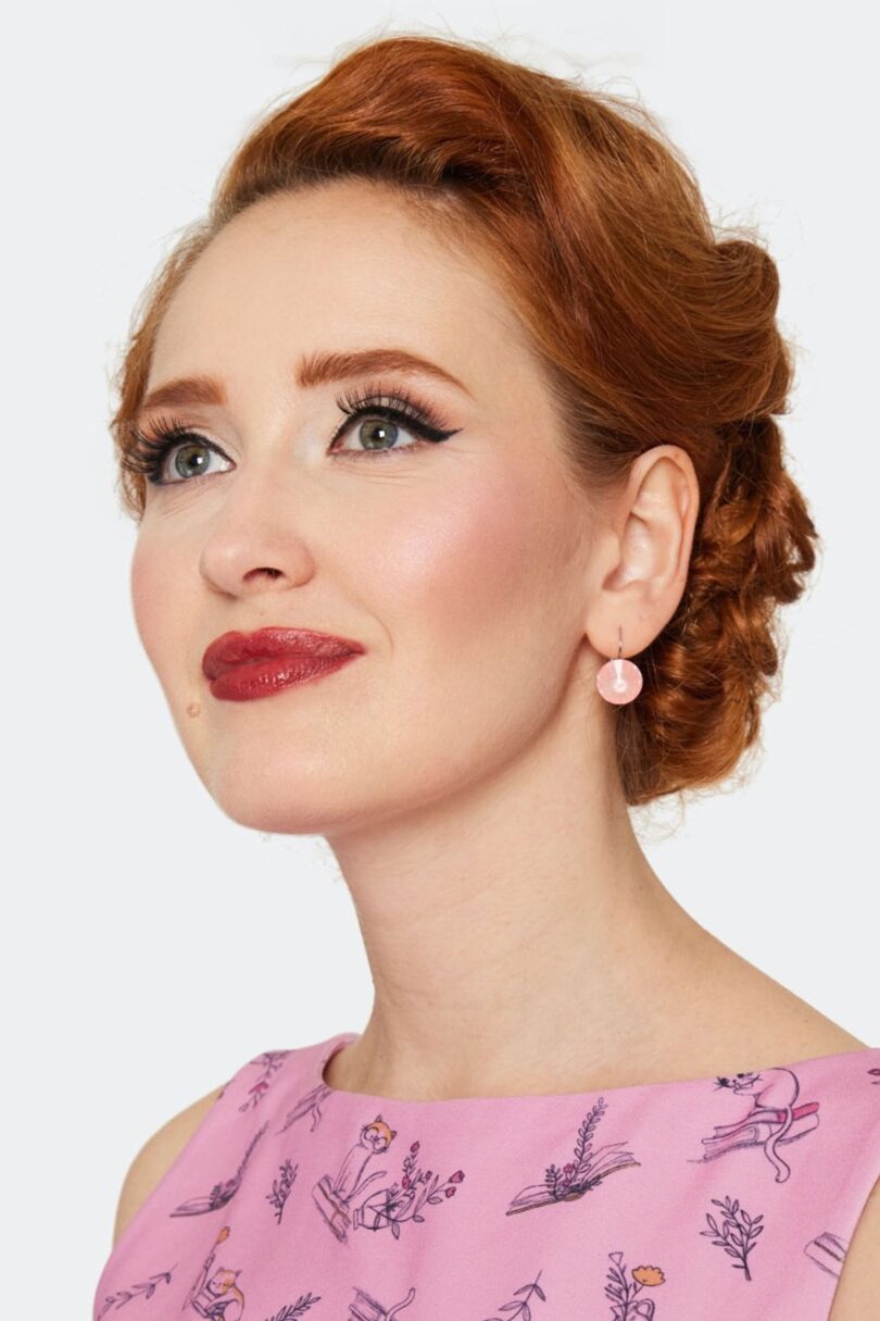 Pink Diamond Earrings  Shop now at Kitty Darling