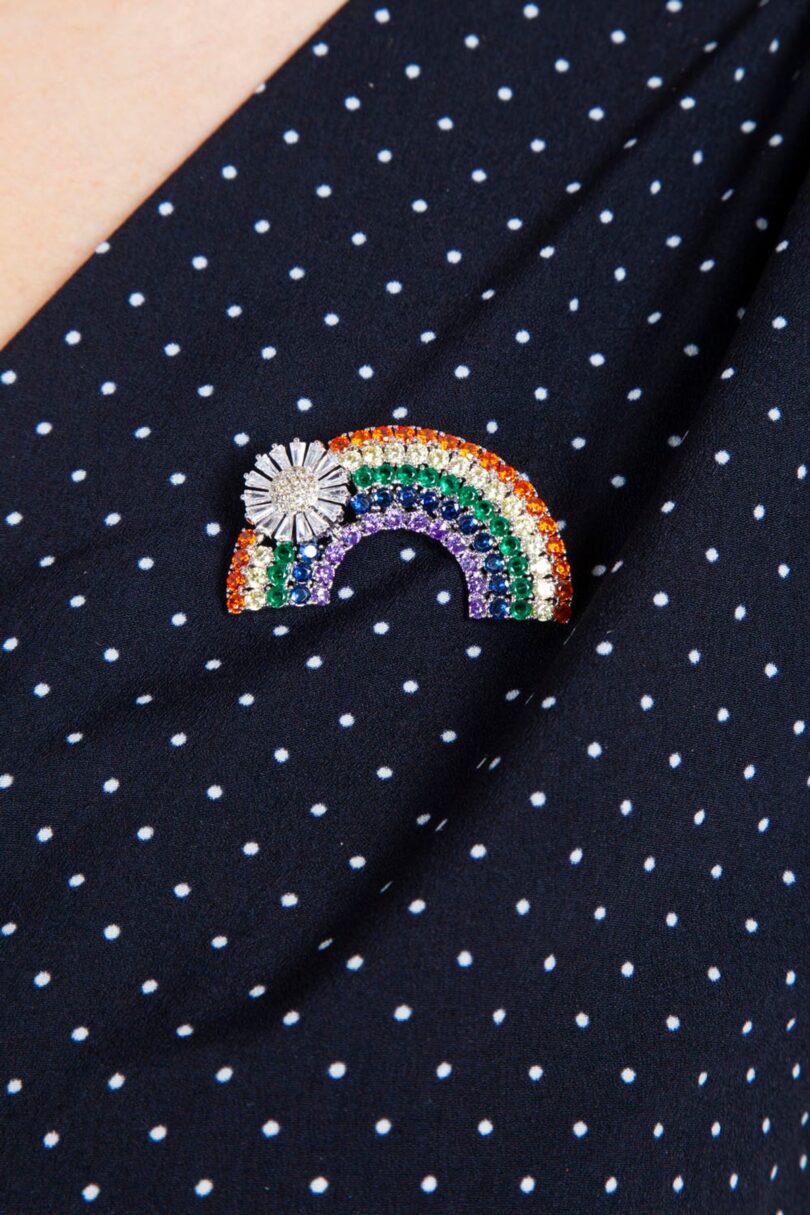 Rainbow Brooch  Shop now at Kitty Darling