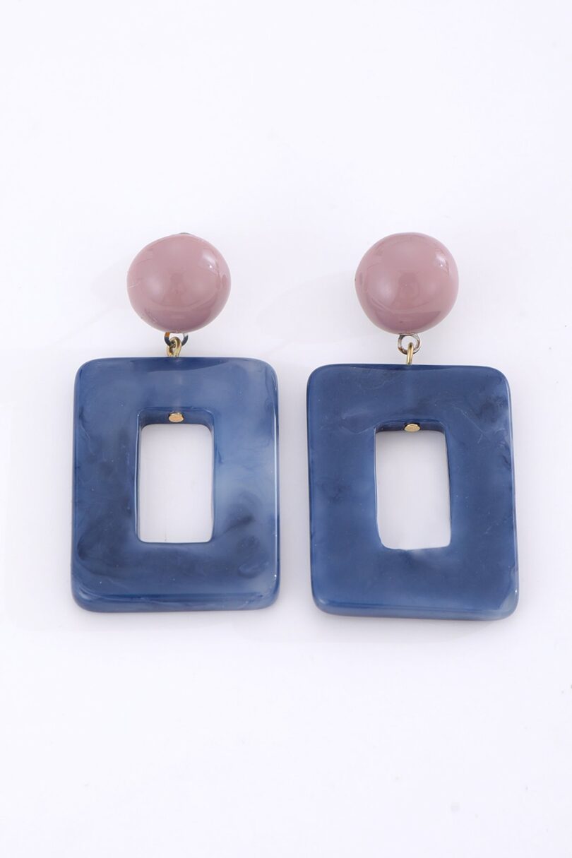 Retro Square Drop Earrings  Shop now at Kitty Darling