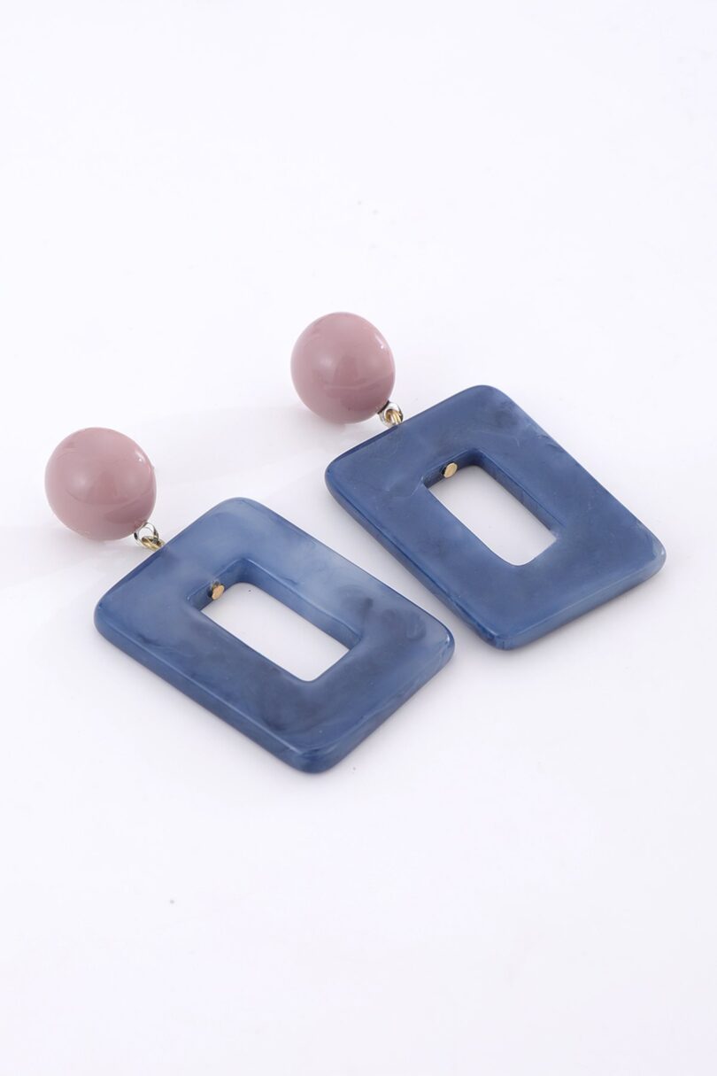 Retro Square Drop Earrings  Shop now at Kitty Darling