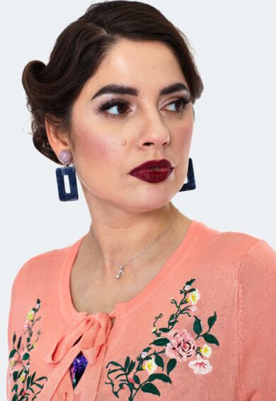 Retro Square Drop Earrings – Jewellery | Kitty Darling