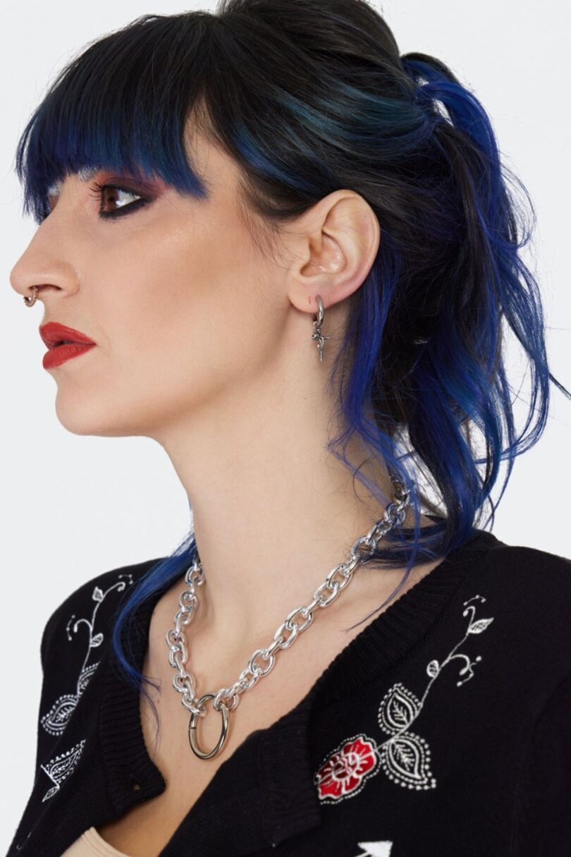 Rose And Dagger Drop Earrings  Shop now at Kitty Darling