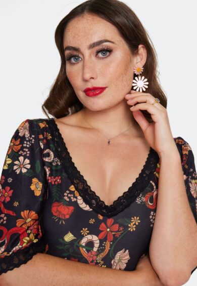 Silver Tone Heel Necklace – Jewellery | Kitty Darling