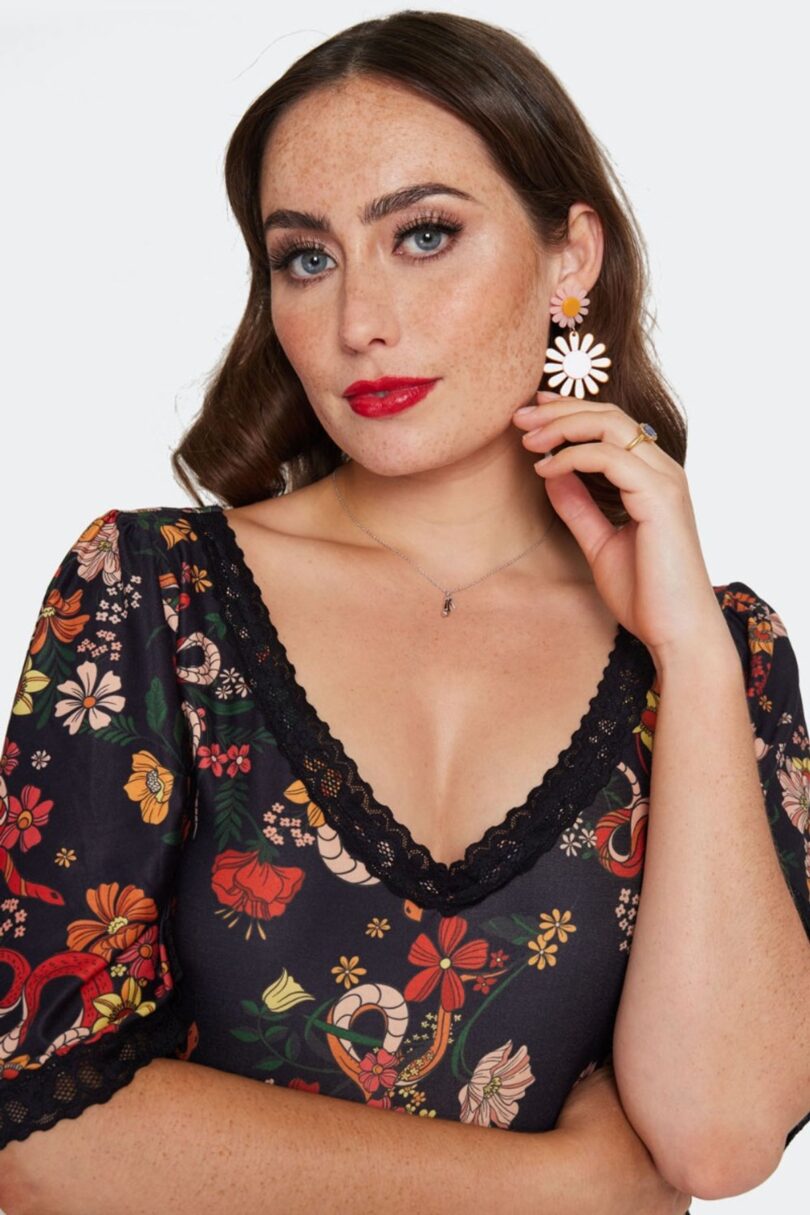 Silver Tone Heel Necklace  Shop now at Kitty Darling
