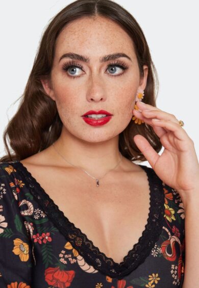 Silver Tone Heel Necklace – Jewellery | Kitty Darling