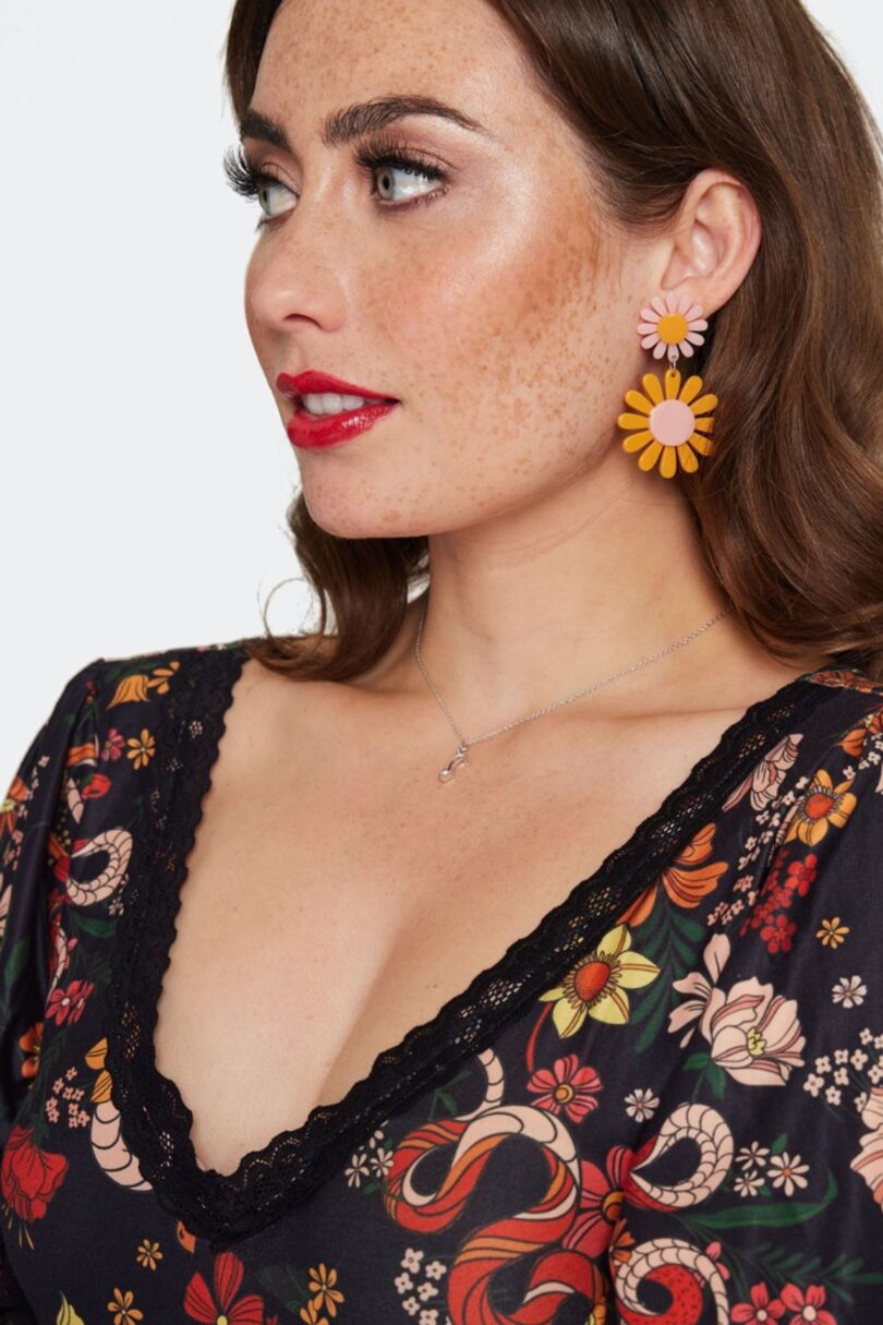 Silver Tone Heel Necklace  Shop now at Kitty Darling