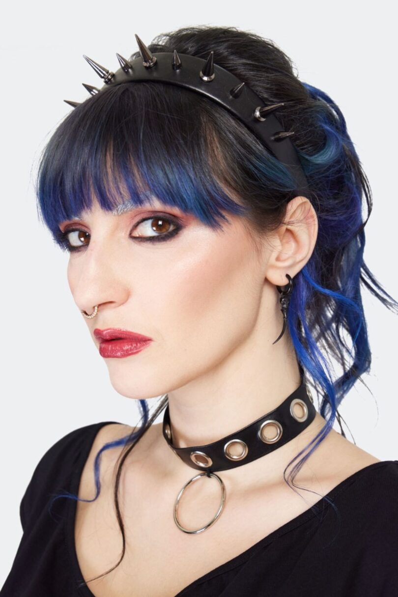 Skull And Bone Black Drop Earring  Shop now at Kitty Darling