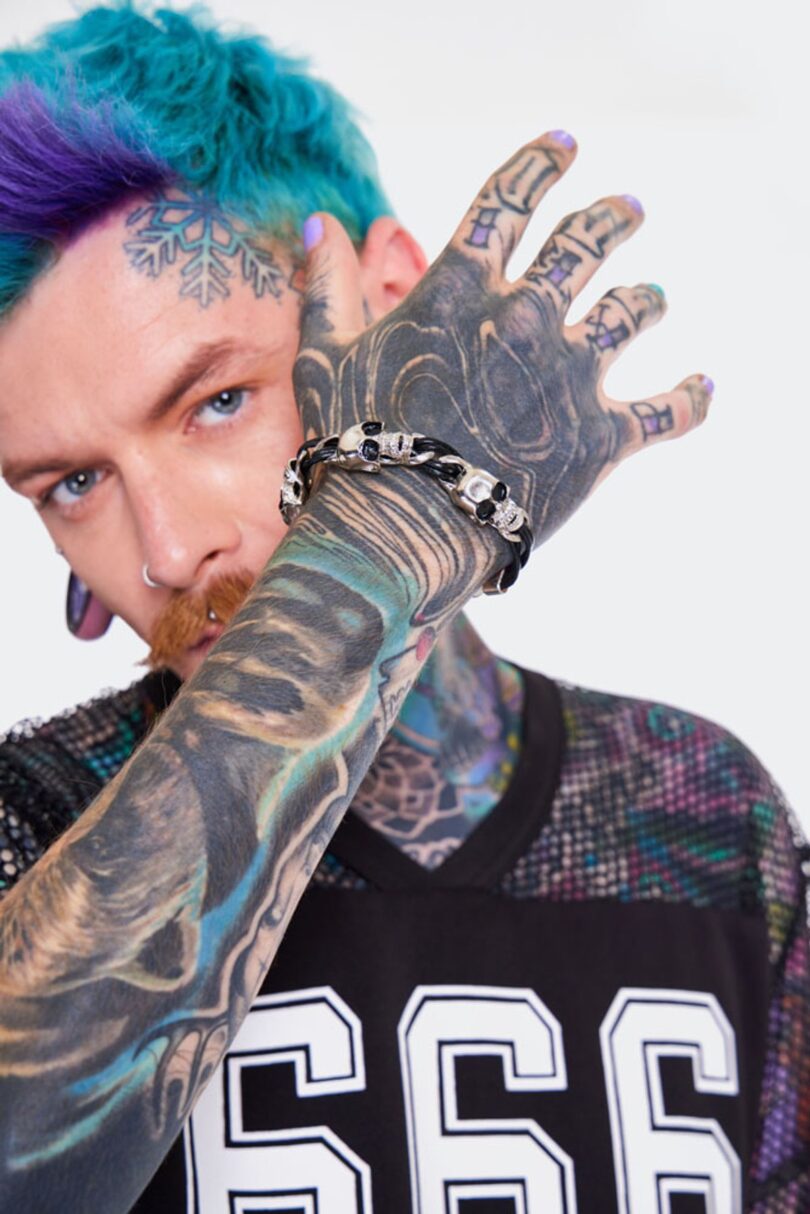 Skull Cuff  Shop now at Kitty Darling