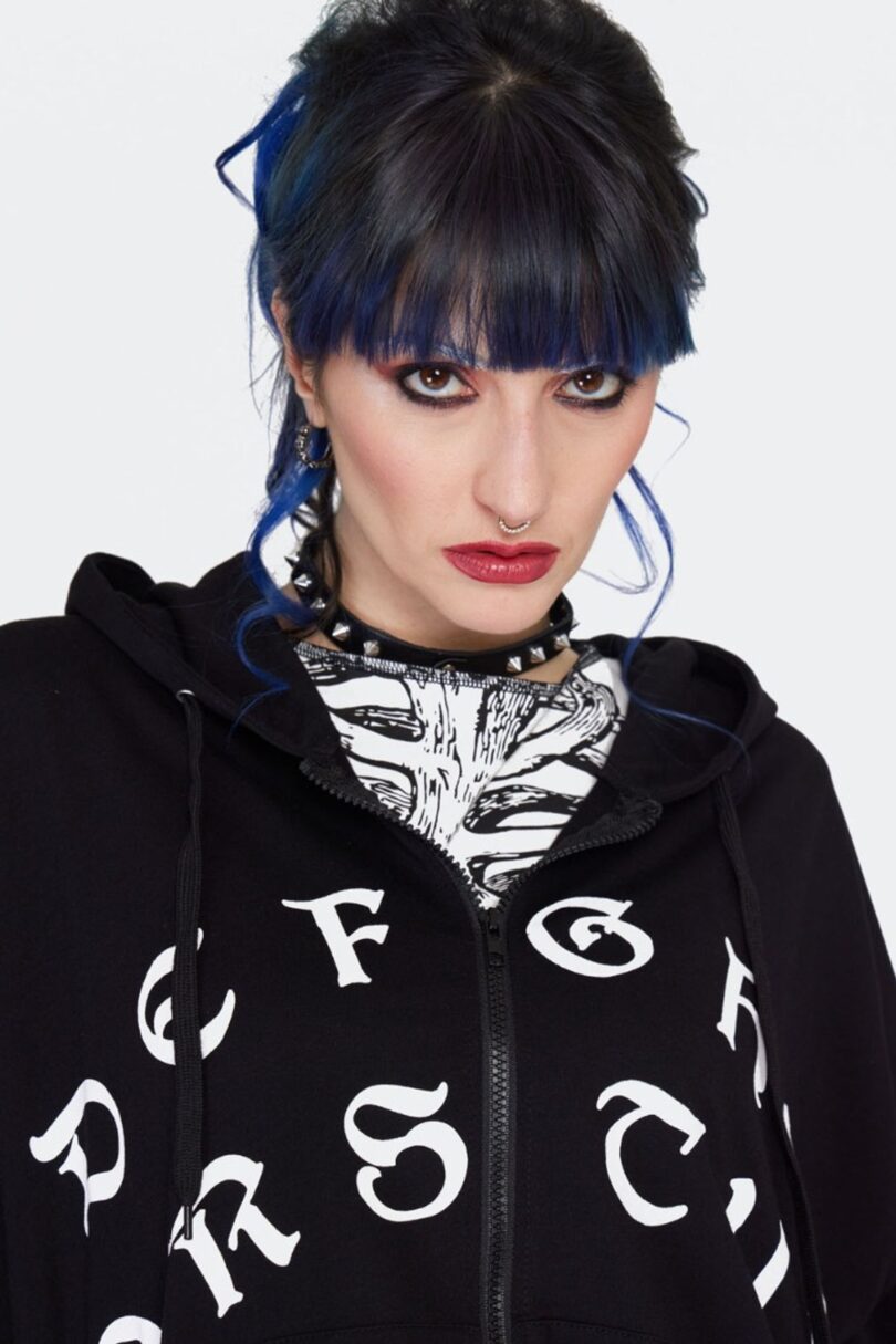 Skull Hooped Earrings  Shop now at Kitty Darling