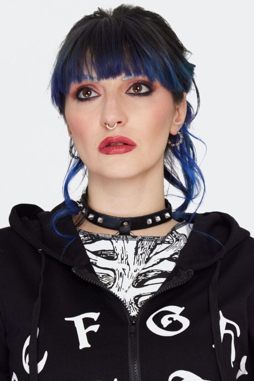 Skull Hooped Earrings  Shop now at Kitty Darling