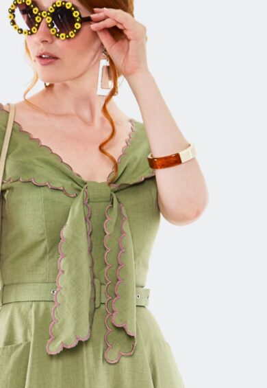 Slim Amber Stacking Bangle – Jewellery | Kitty Darling