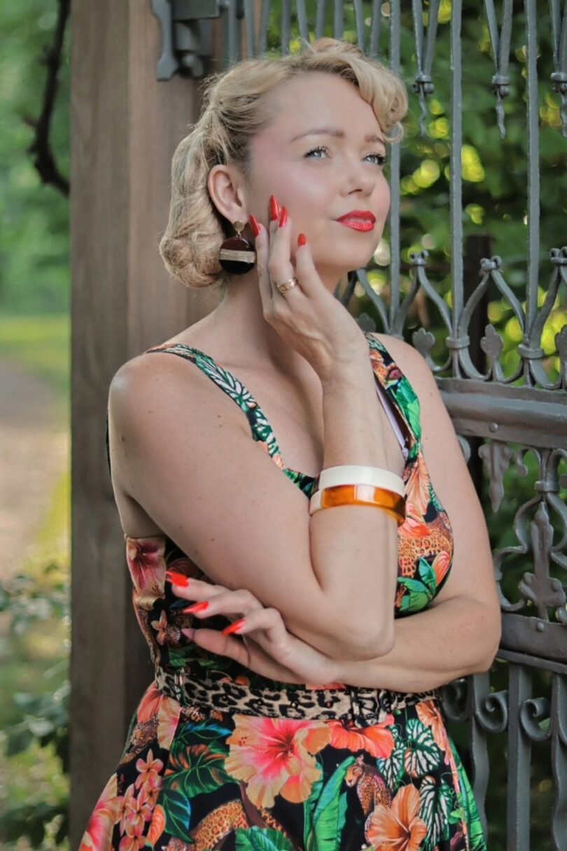 Slim Amber Stacking Bangle  Shop now at Kitty Darling