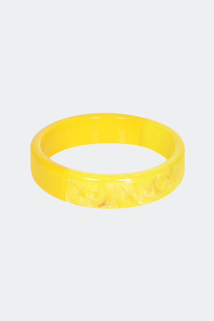 Slim Yellow Stacking  Bangle  Shop now at Kitty Darling