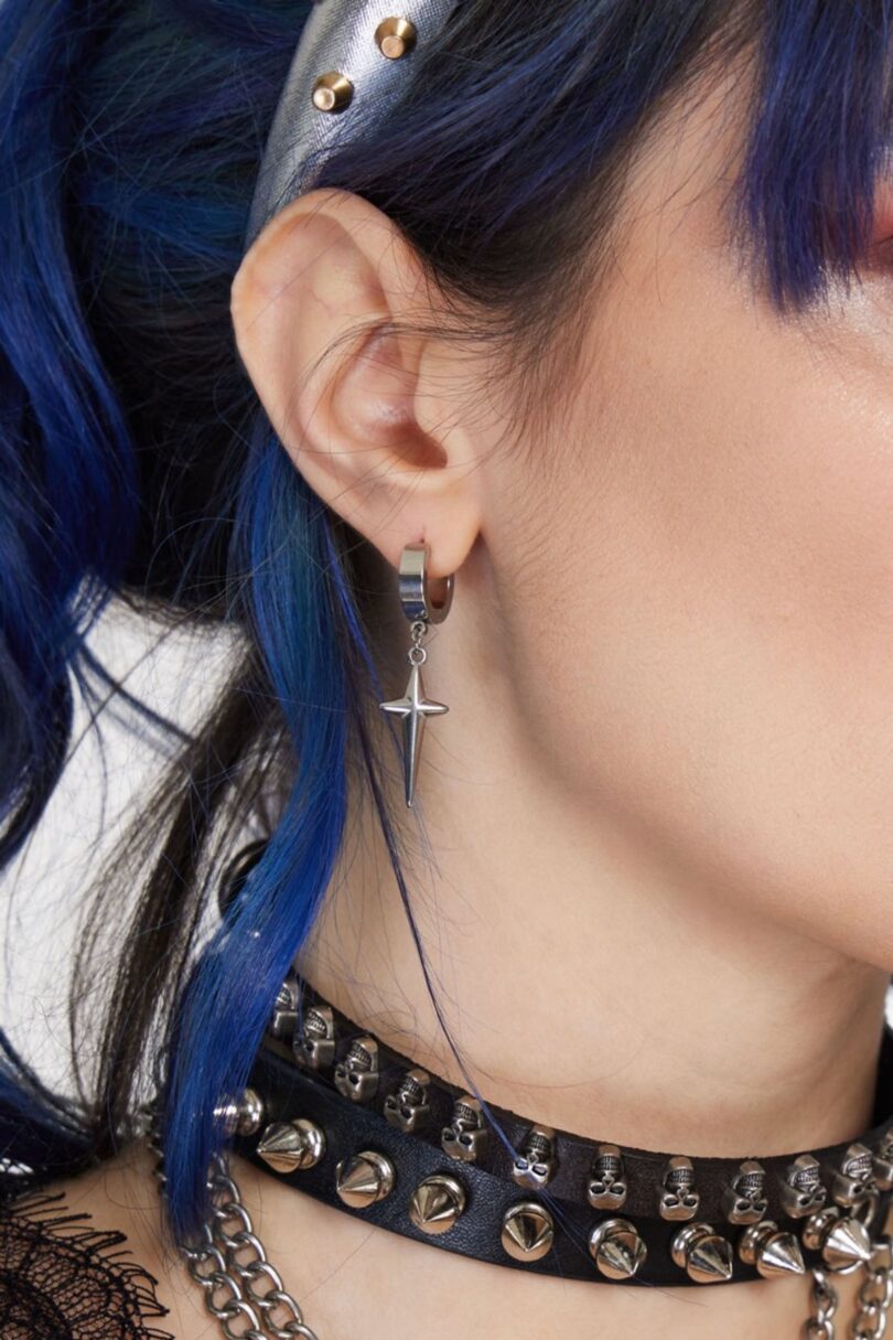 Star Cross Pendant Earrings  Shop now at Kitty Darling