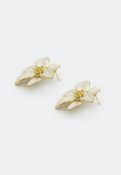 Statement Opal Flower Stud Earrings – Jewellery | Kitty Darling