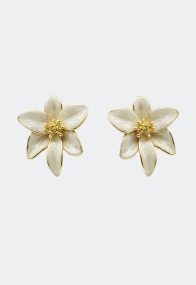 Statement Opal Flower Stud Earrings – Jewellery | Kitty Darling
