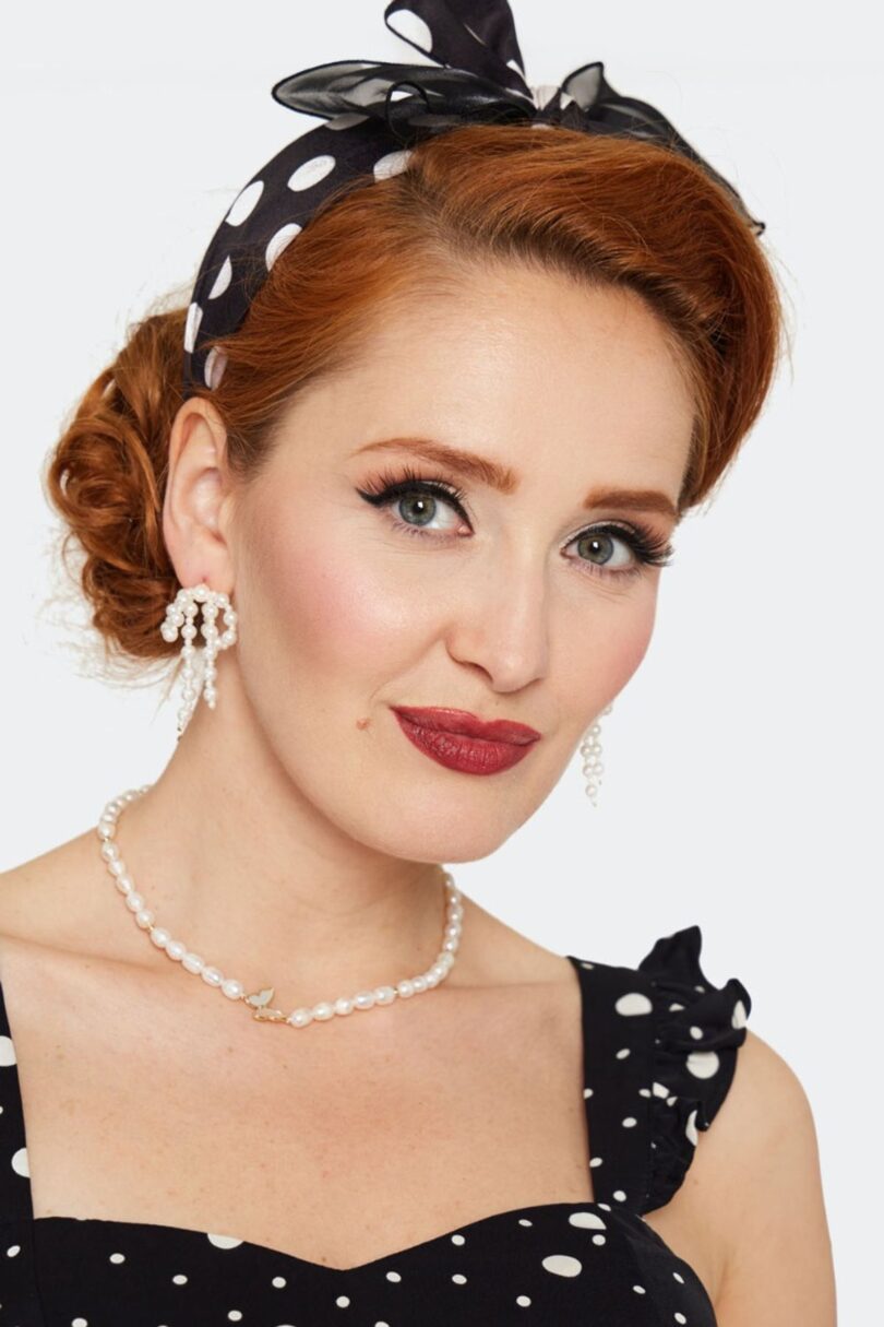 Statement Pearl Bow Earrings  Shop now at Kitty Darling