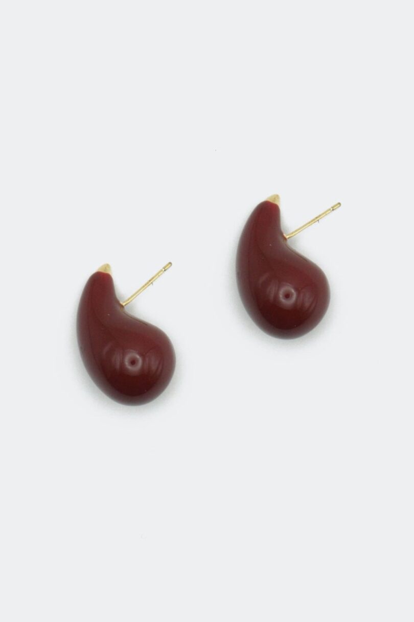Statement Red Teardrop Earrings  Shop now at Kitty Darling