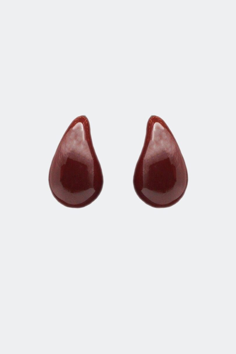 Statement Red Teardrop Earrings  Shop now at Kitty Darling