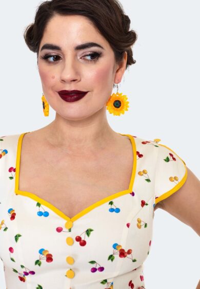 Sunflower Earrings – Jewellery | Kitty Darling