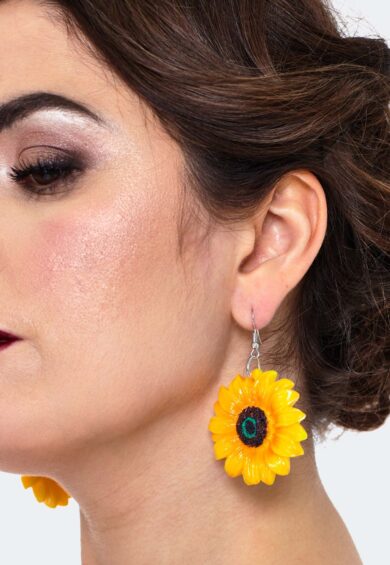 Sunflower Earrings – Jewellery | Kitty Darling