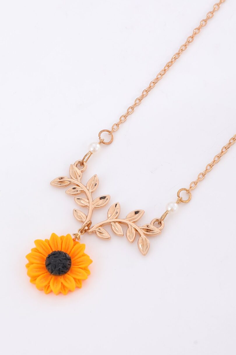 Sunflower Pendant Necklace  Shop now at Kitty Darling