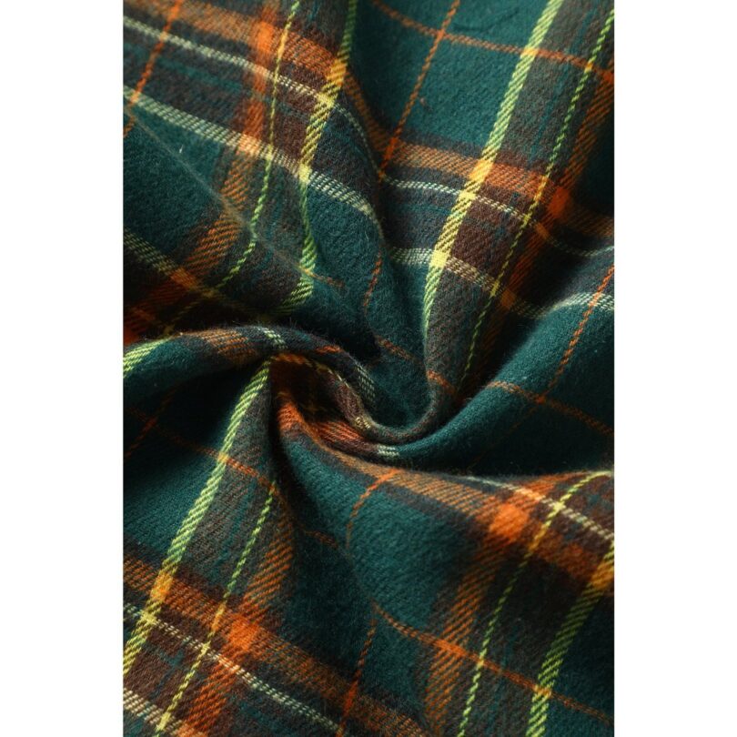 Sylvia Green Tartan Jumpsuit  Shop now at Kitty Darling