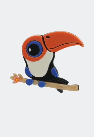 Toucan Bird Brooch – Jewellery | Kitty Darling
