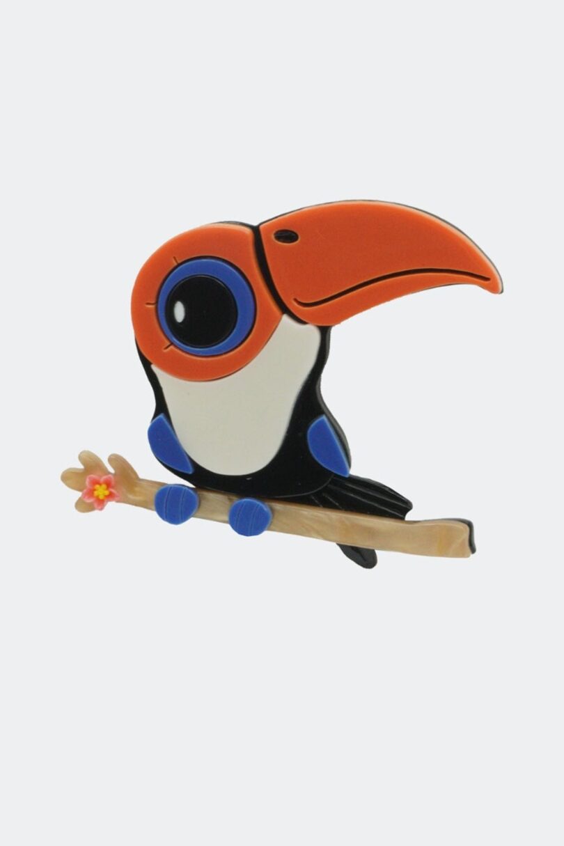 Toucan Bird Brooch  Shop now at Kitty Darling